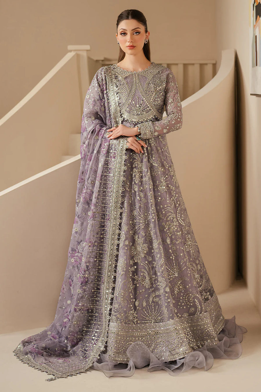 JAZMIN  EMBROIDERED CHIFFON |RHYTHM|