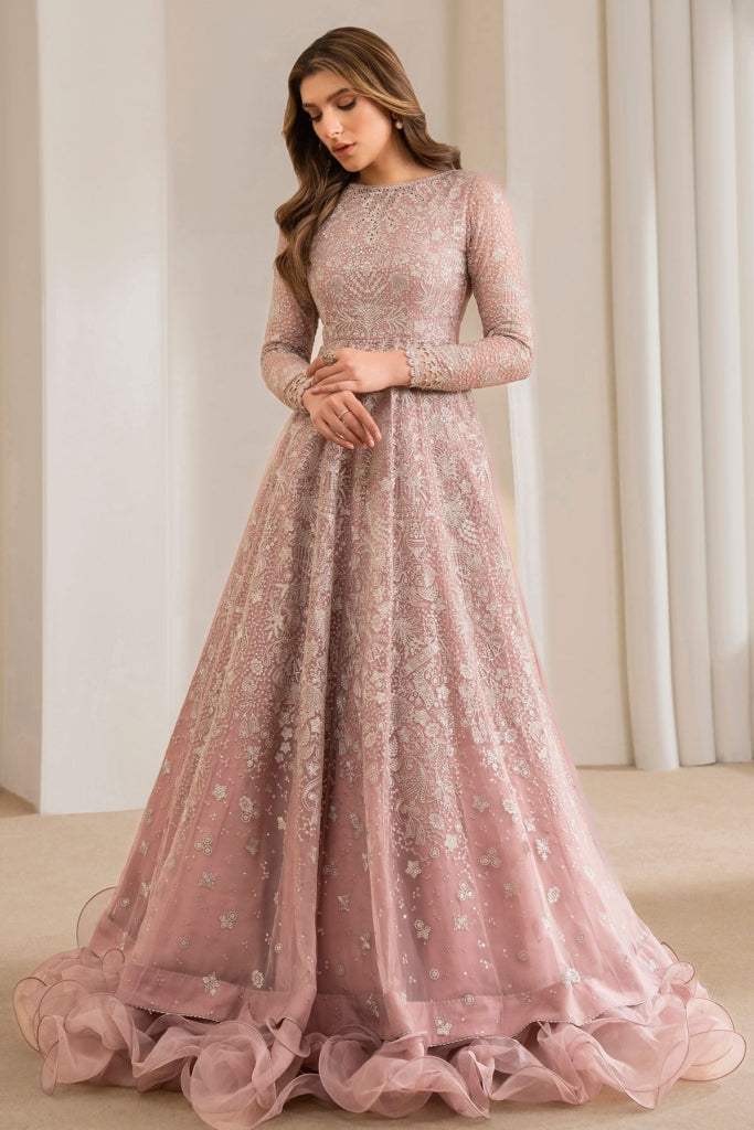 Jazmin Chiffon Embroidered & Hand Embellished Maxi - J0753