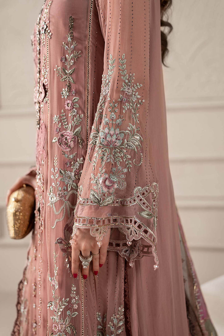 MARIA.B 3 Piece Unstitched Embroidered Chiffon | MPC-25-105