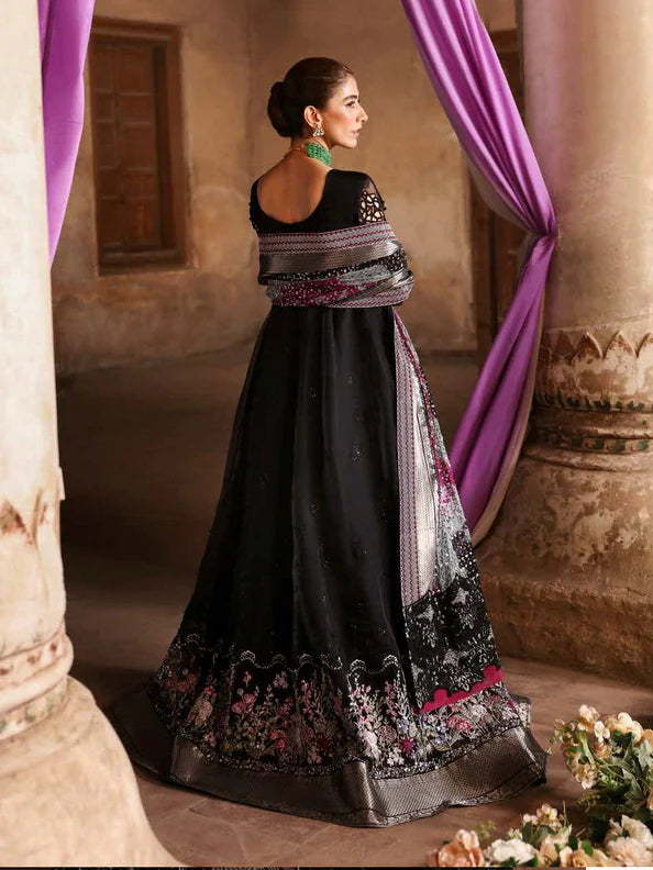 NUREH  NL-73 MAYA  Jhoomro Unstitched Luxury Formals Collection Fabric: Organza NOOR E RIVAJ