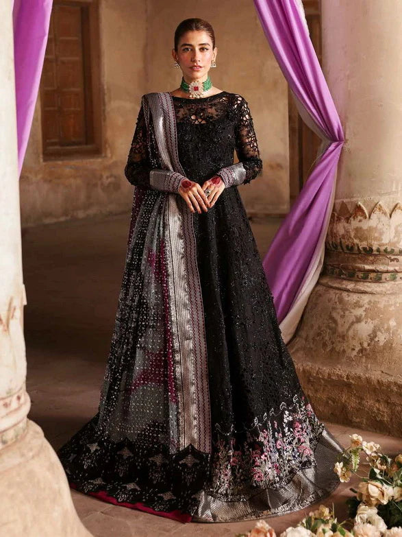 NUREH  NL-73 MAYA  Jhoomro Unstitched Luxury Formals Collection Fabric: Organza NOOR E RIVAJ