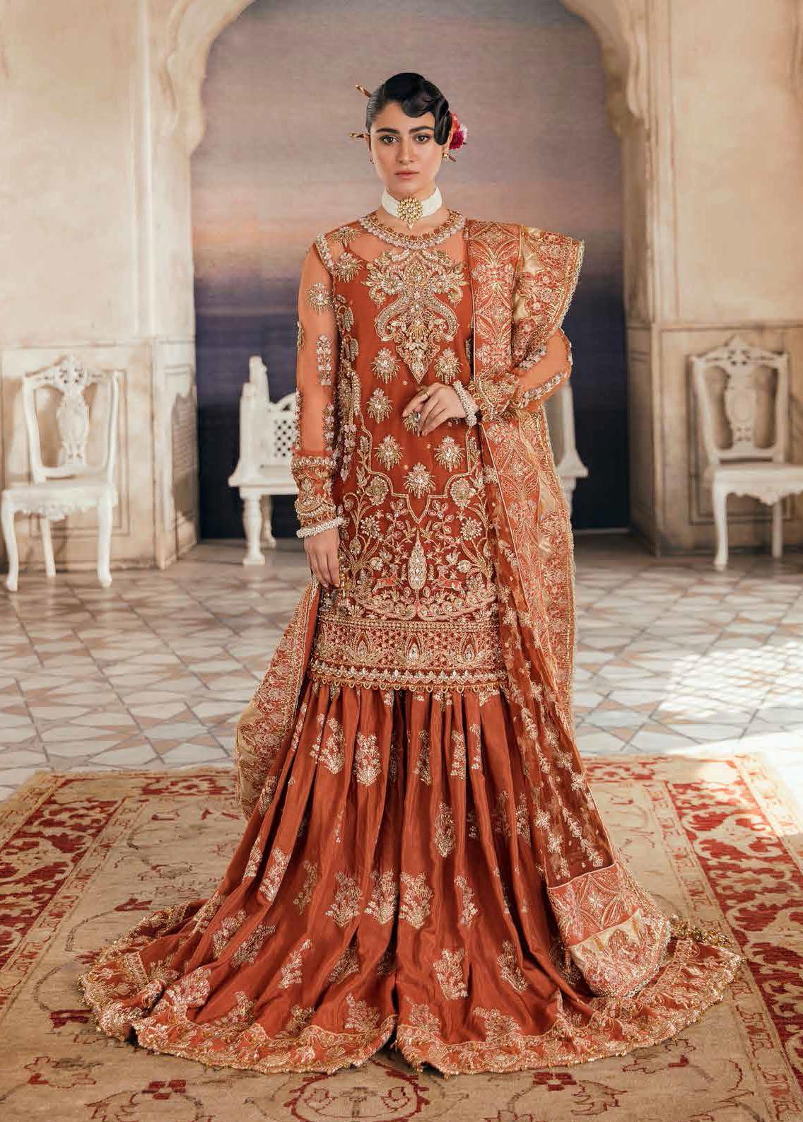 Afrozeh Embroidered Suits Unstitched 3 Piece AF22B 002 Rangreza - Bridal Collection