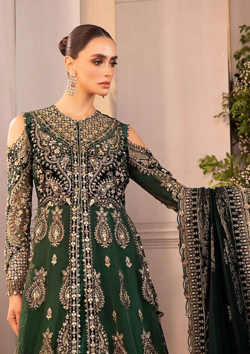 Maria.B Mbroidered Wedding Edition'24 D-04 NOOR E RIVAJ