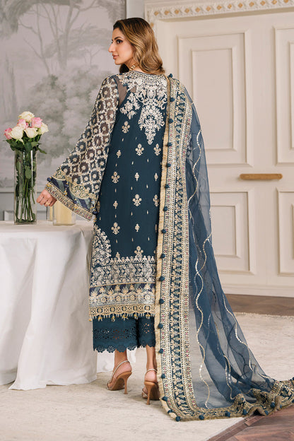 BAROQUE EMBROIDERED CHIFFON CH12-01 NOOR E RIVAJ