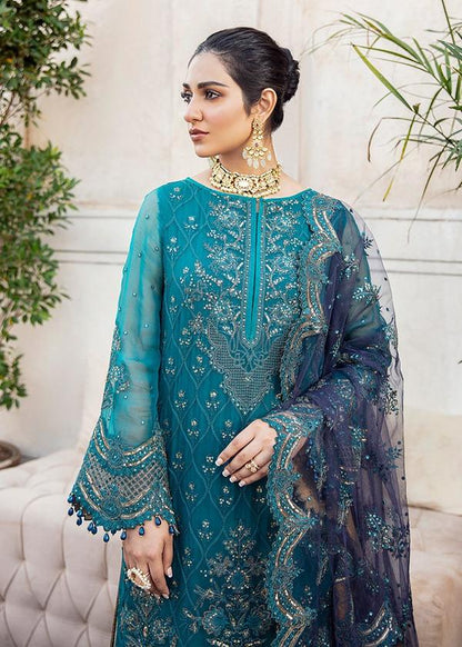 Afrozeh FALAK NAAZ 3 piece Bamber Chiffon Dress - 10954 NOOR E RIVAJ
