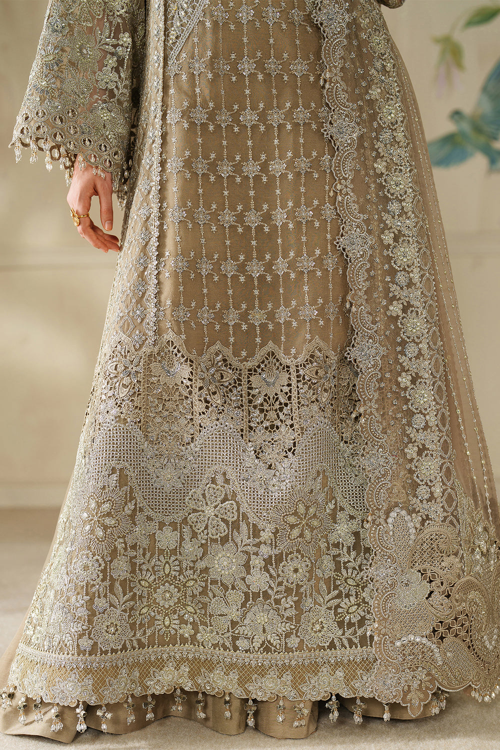 EMBROIDERED CHIFFON CH14-08 UNSTITCHED