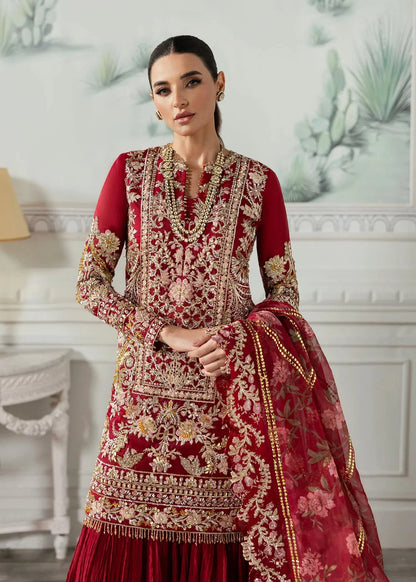 CRIMSON X SAIRA SHAKIRA UNSTITCHED WEDDING '24Artisan Story NOOR E RIVAJ