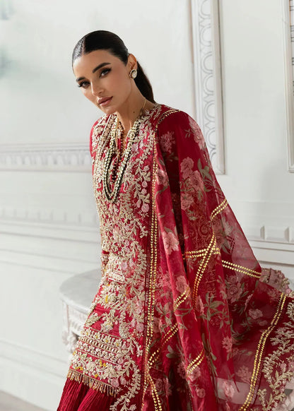 CRIMSON X SAIRA SHAKIRA UNSTITCHED WEDDING '24Artisan Story NOOR E RIVAJ