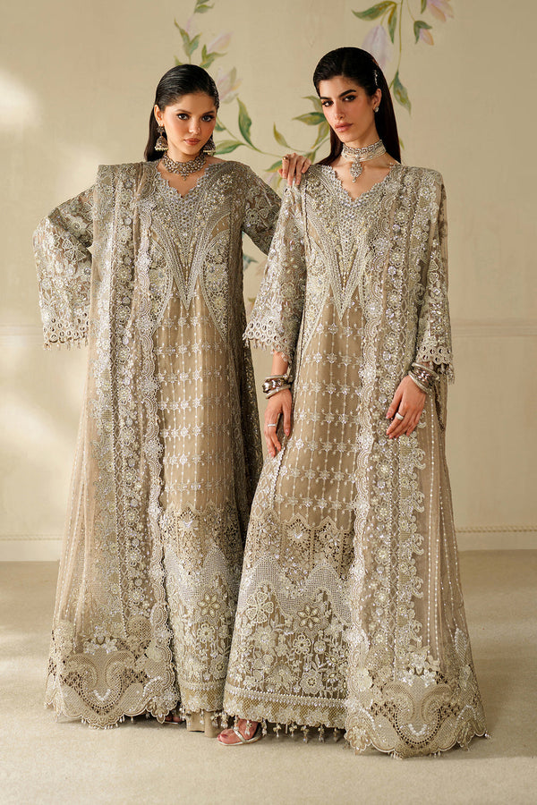 EMBROIDERED CHIFFON CH14-08 UNSTITCHED NOOR E RIVAJ
