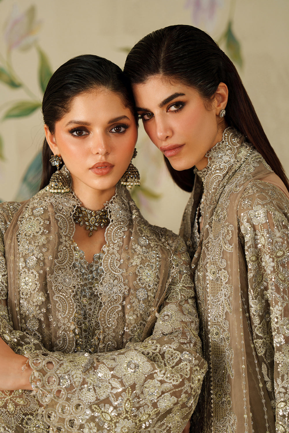 EMBROIDERED CHIFFON CH14-08 UNSTITCHED