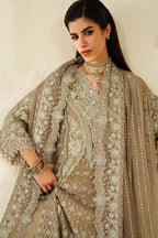 EMBROIDERED CHIFFON CH14-08 UNSTITCHED