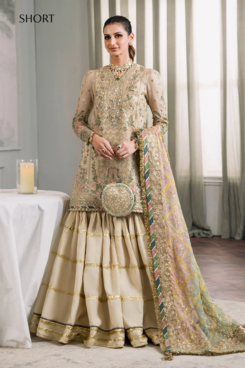 EMBROIDERED MASURI CH12-04 UNSTITCHED