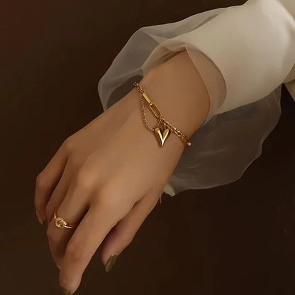 Eternal Heart Gold Bracelet