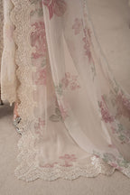 MARIA.B 3 Piece Embroidered Chiffon Suit | REPLICA MCS-25-101| NOOR E RIVAJ