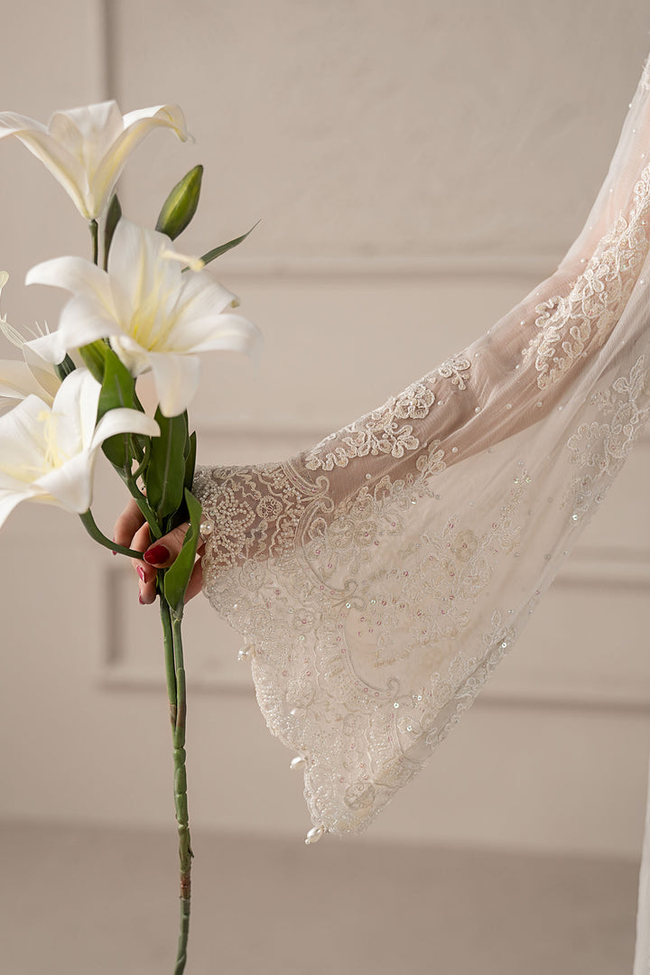 MARIA.B 3 Piece Embroidered Chiffon Suit | REPLICA MCS-25-101| NOOR E RIVAJ