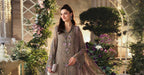 3 Piece Unstitched Embroidered Chiffon Suit In Stock BARCODE:MPC-26-102-Muted Mocha Brown