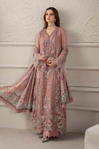 MARIA.B 3 Piece Unstitched Embroidered Chiffon | MPC-25-105