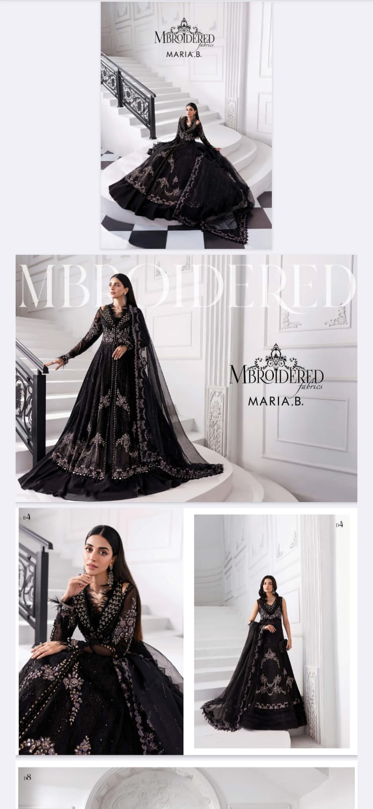Maria B Mbroidered Formal'25 D-04