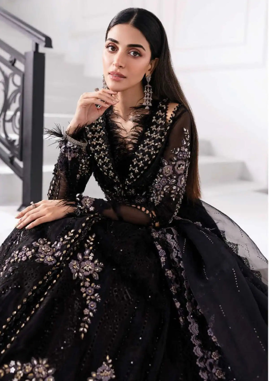 Maria B Mbroidered Formal'25 D-04
