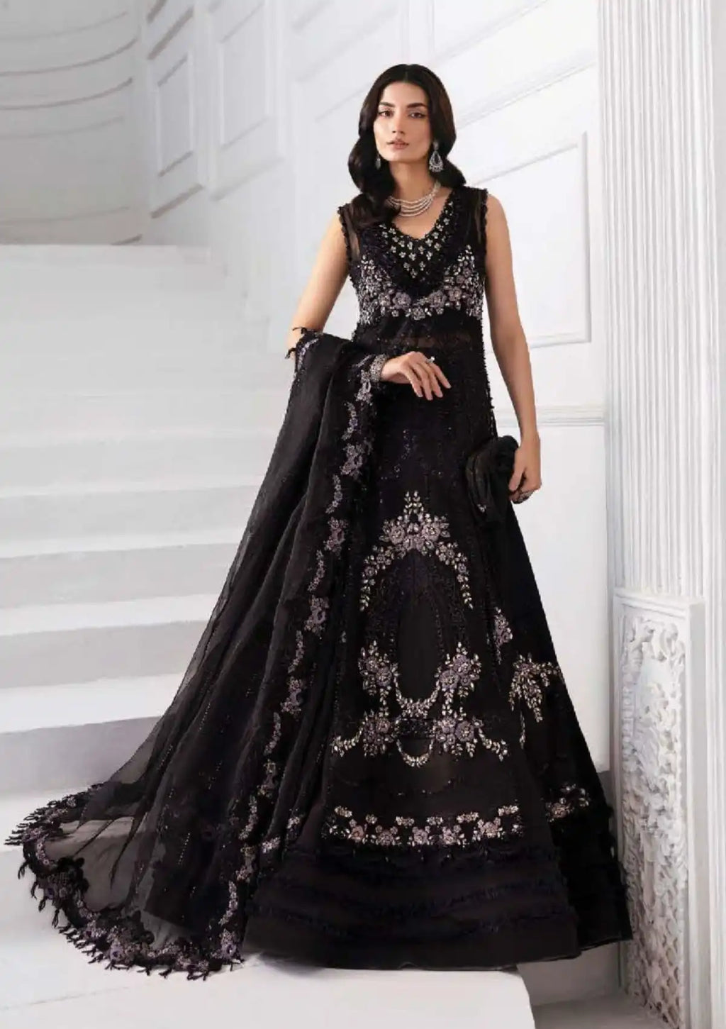 Maria B Mbroidered Formal'25 D-04
