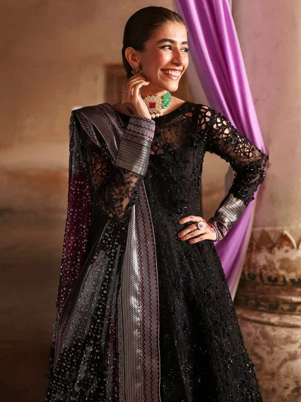 NUREH  NL-73 MAYA  Jhoomro Unstitched Luxury Formals Collection Fabric: Organza NOOR E RIVAJ