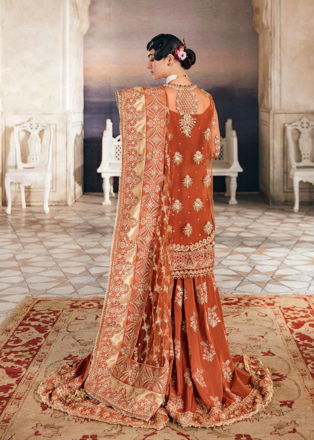 Afrozeh Embroidered Suits Unstitched 3 Piece AF22B 002 Rangreza - Bridal Collection