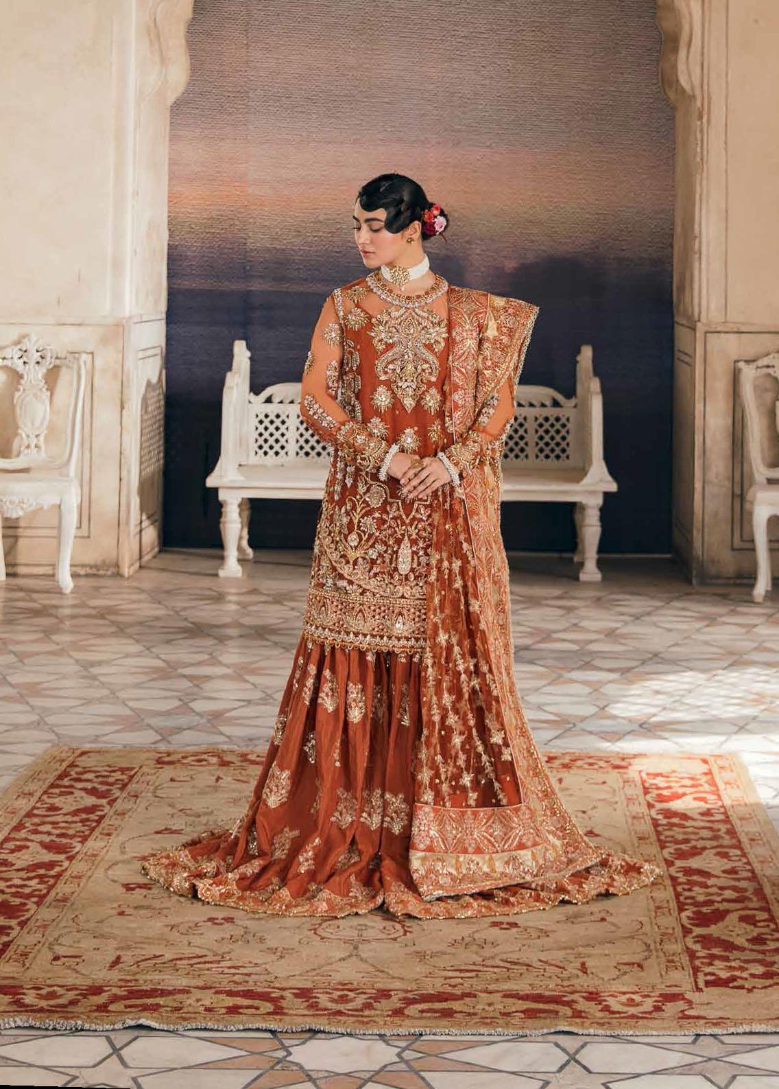 Afrozeh Embroidered Suits Unstitched 3 Piece AF22B 002 Rangreza - Bridal Collection