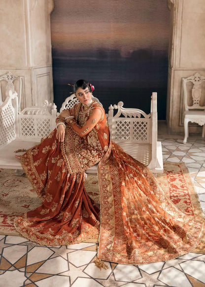 Afrozeh Embroidered Suits Unstitched 3 Piece AF22B 002 Rangreza - Bridal Collection NOOR E RIVAJ