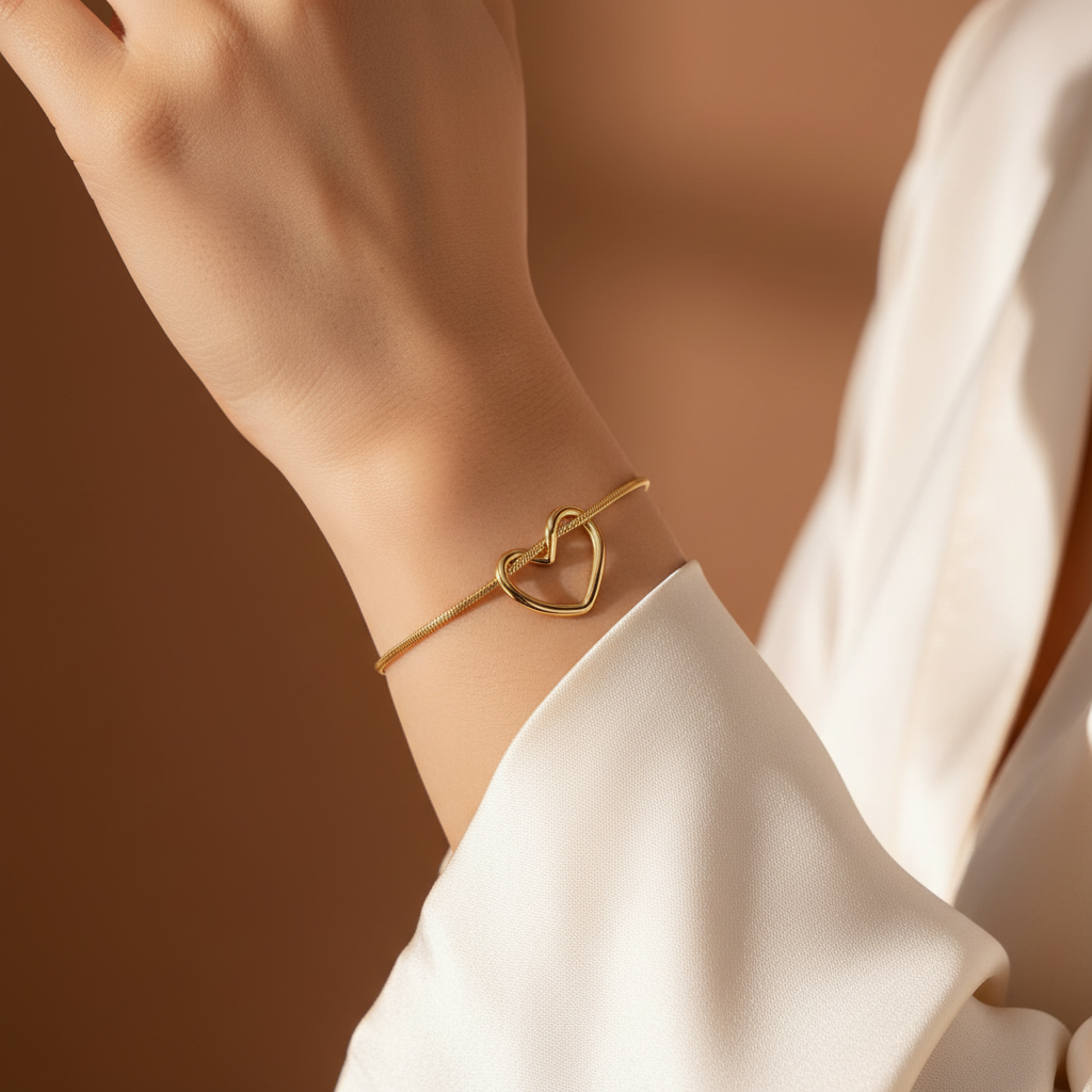 Bracelet on Model Wrist