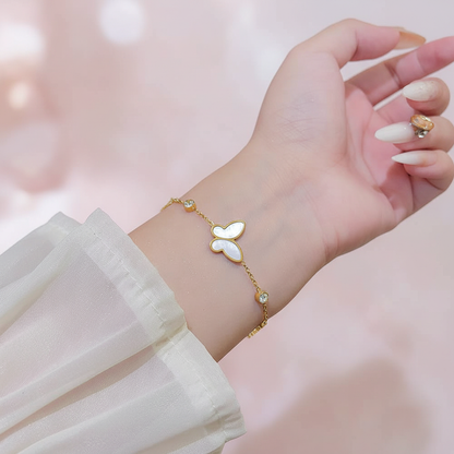Butterfly Bracelet on Wrist