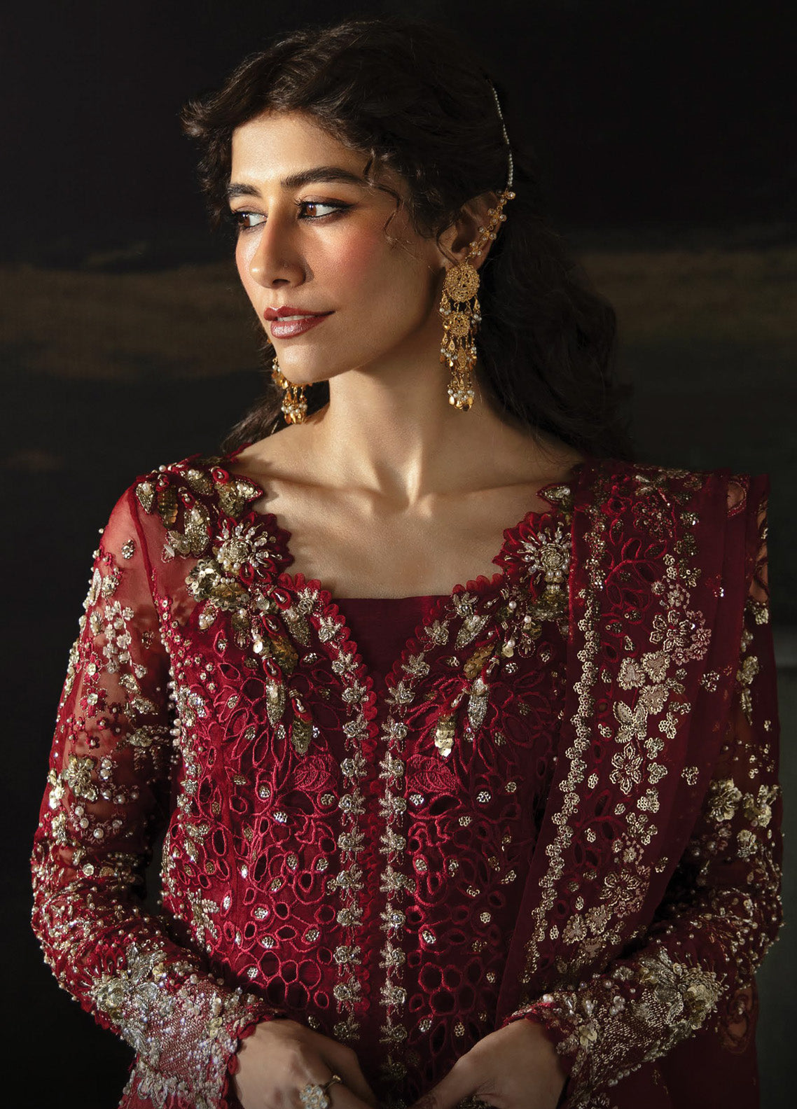 AFROOZEH SKU: 817-Abeer-Hayyat Wedding Formals '24