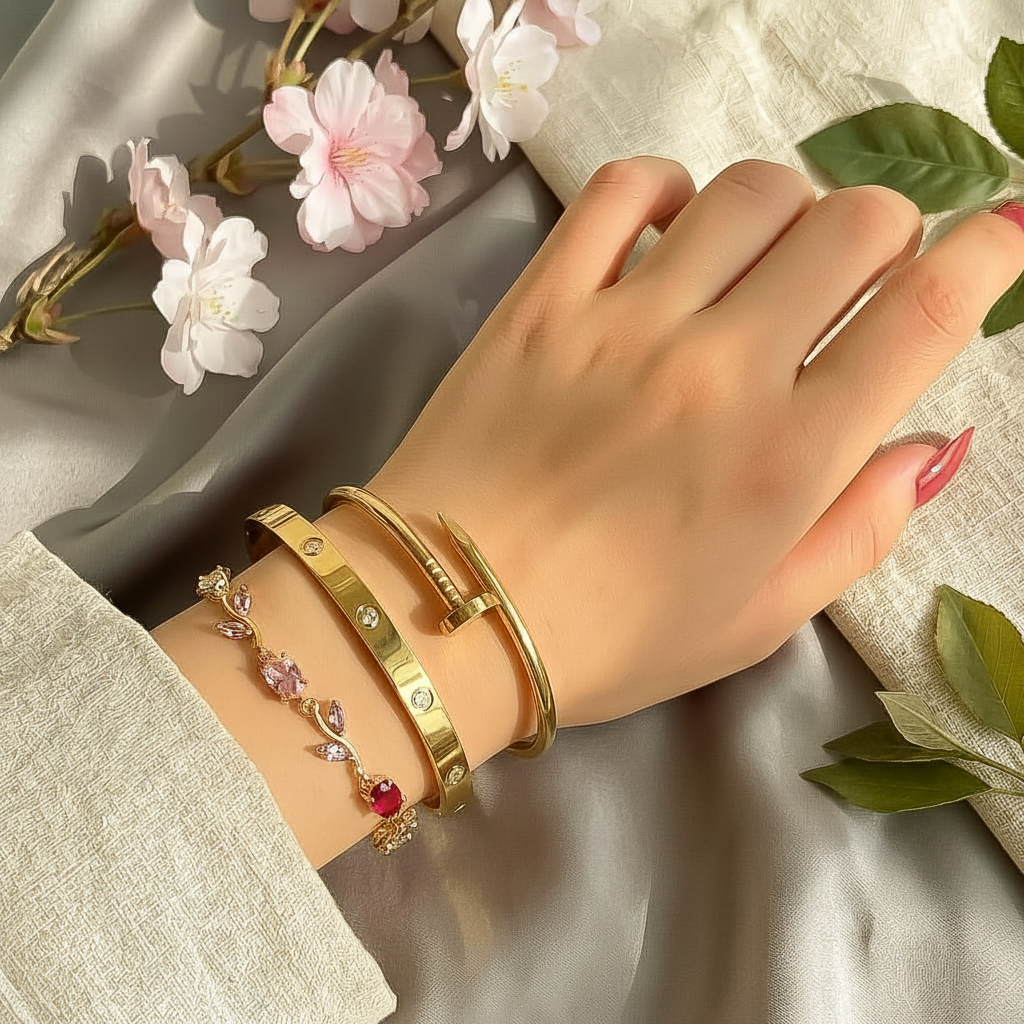 Luxury Gold Bangles