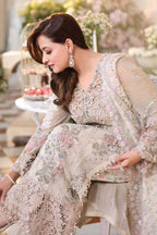 3 Piece Unstitched Embroidered Chiffon Suit mpc-26-107 NOOR E RIVAJ