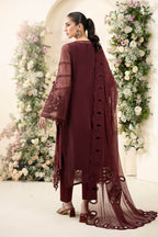 3 Piece Unstitched Embroidered Chiffon Suit MPC-26-108 noorerivaj NOOR E RIVAJ