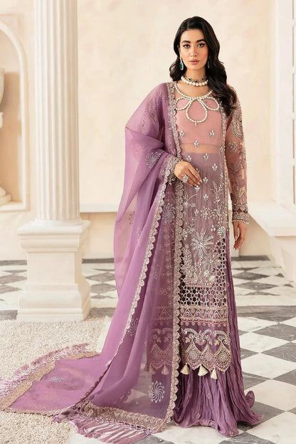 Elaf Celebrations – Organza Luxury Formal Handwork 3-Piece Suite NOOR E RIVAJ