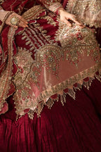 Maria.B Unstitched Embroidered Suit | BD-2807