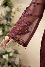 3 Piece Unstitched Embroidered Chiffon Suit MPC-26-108 noorerivaj NOOR E RIVAJ