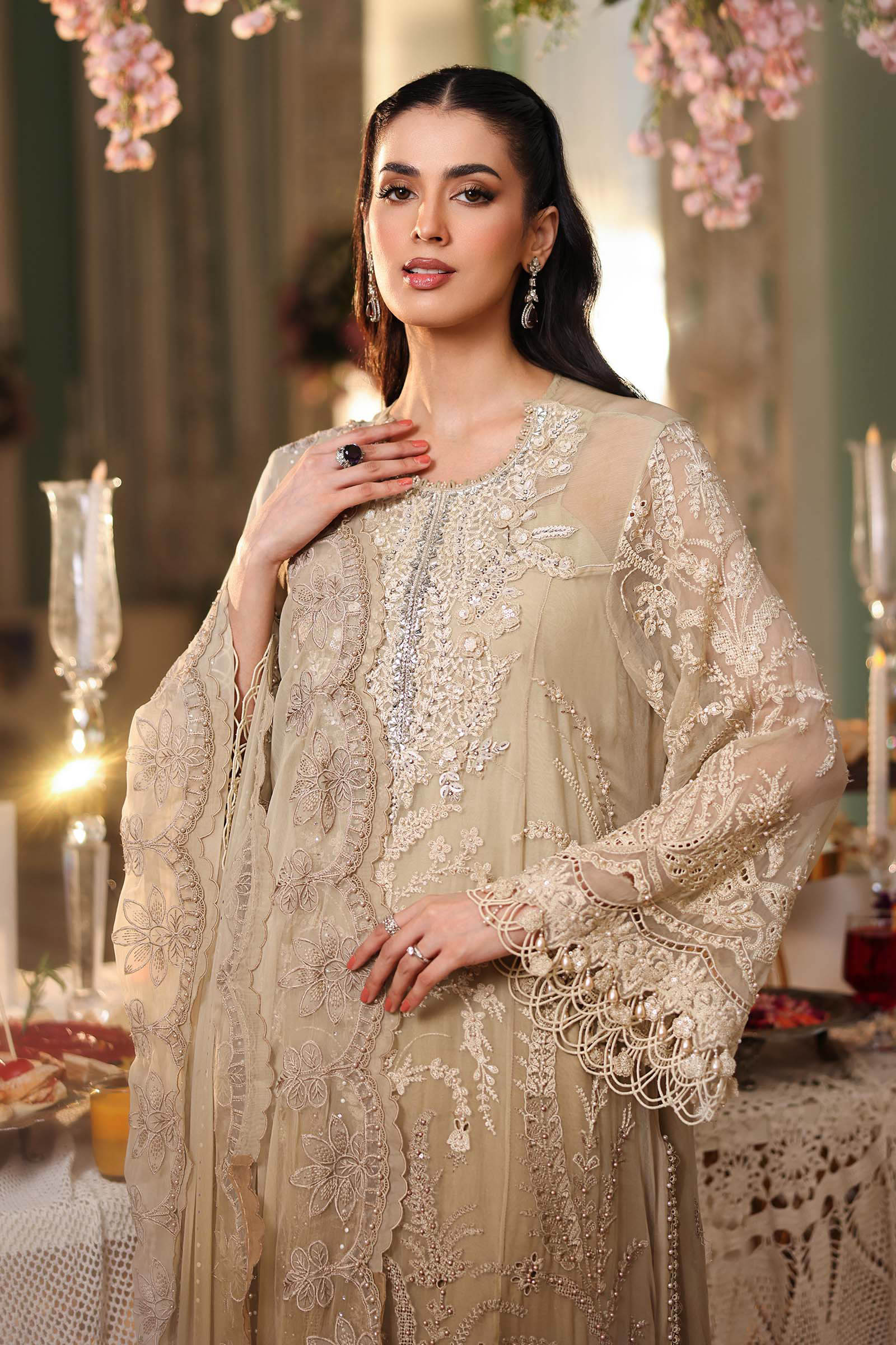 3 Piece Unstitched Embroidered Chiffon Suit MPC-26-103 noorerivaj NOOR E RIVAJ