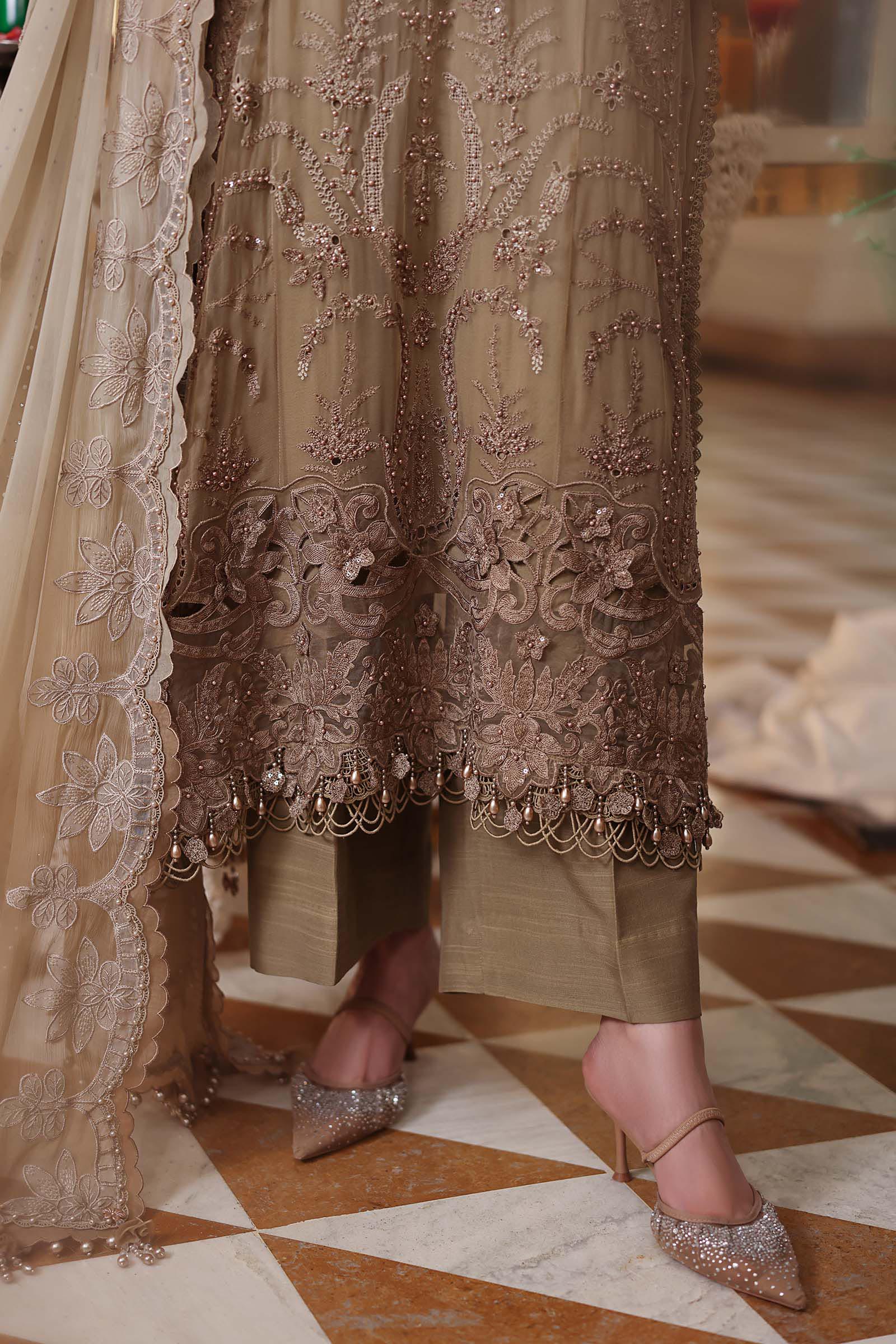 3 Piece Unstitched Embroidered Chiffon Suit MPC-26-103 noorerivaj NOOR E RIVAJ