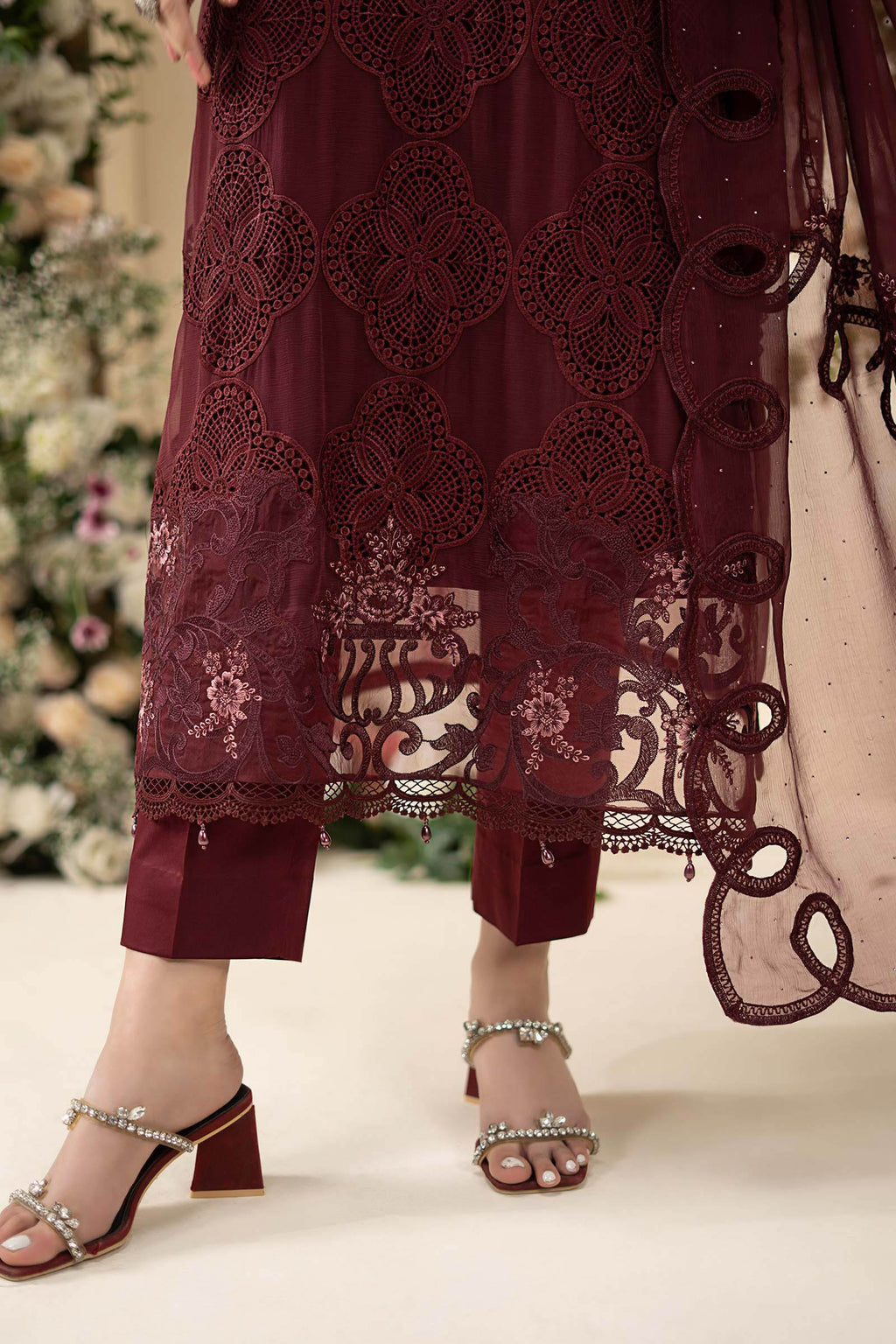 3 Piece Unstitched Embroidered Chiffon Suit MPC-26-108 noorerivaj NOOR E RIVAJ