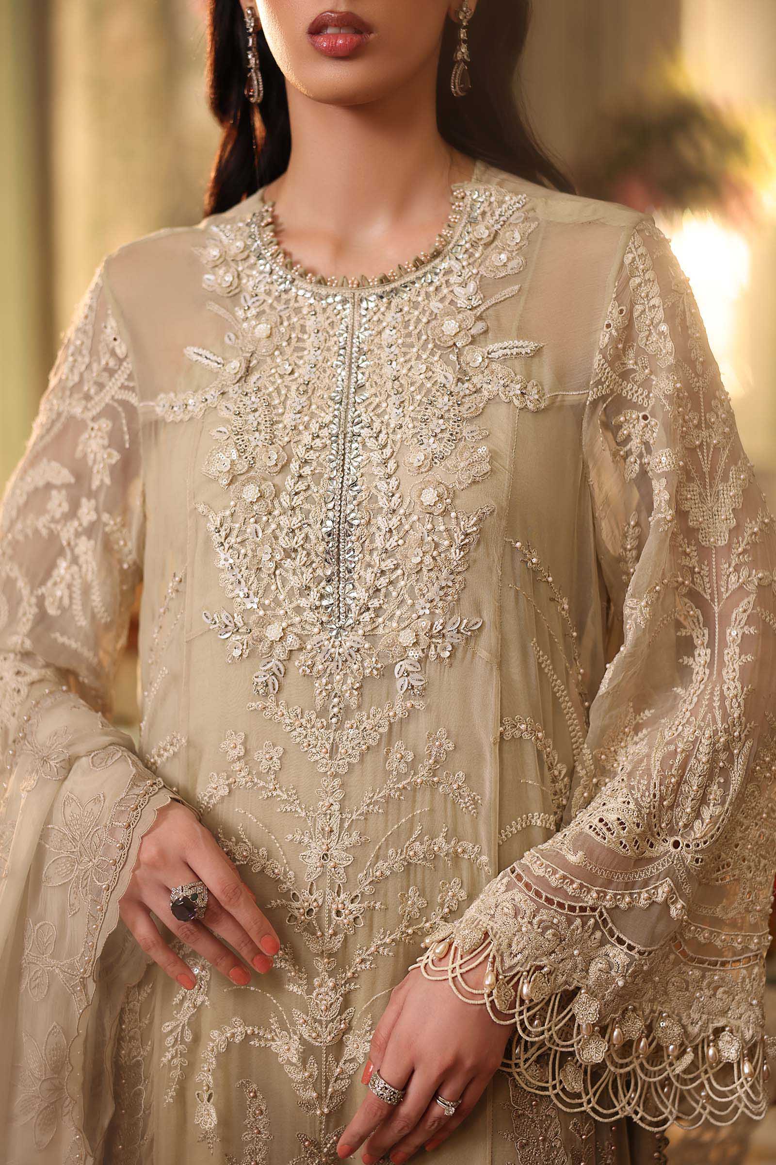 3 Piece Unstitched Embroidered Chiffon Suit MPC-26-103 noorerivaj NOOR E RIVAJ