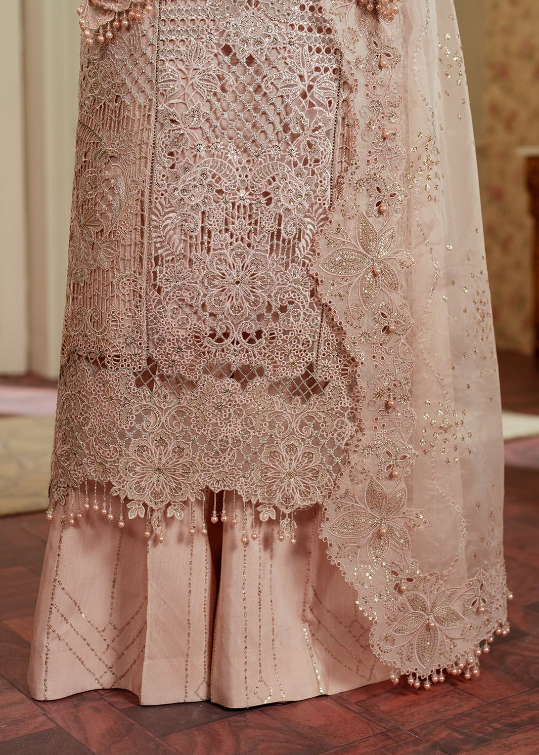 Baroque Chantelle Embroidered Collection Vol 13 - D 04 NOOR E RIVAJ