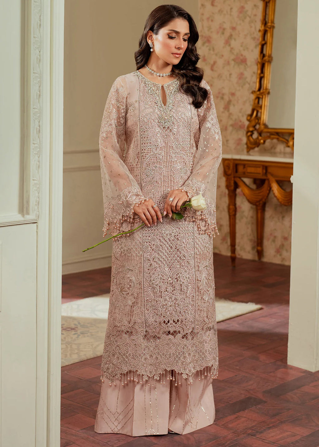 Baroque Chantelle Embroidered Collection Vol 13 - D 04 NOOR E RIVAJ